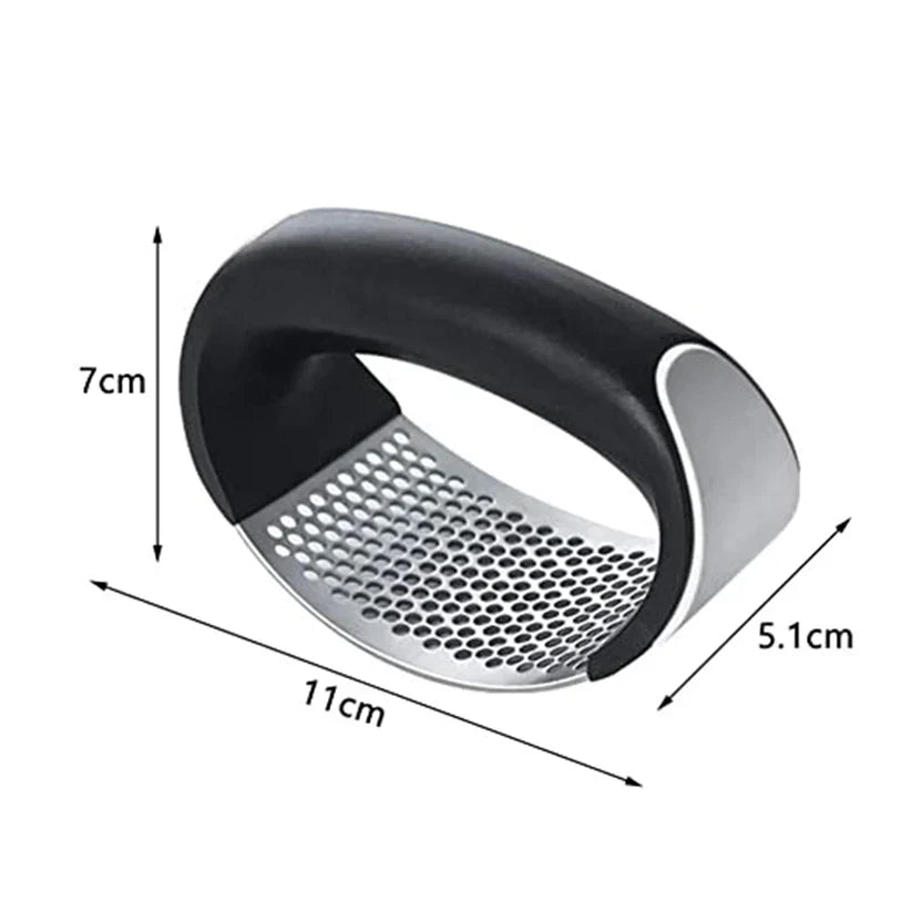 Multipurpose Garlic Presser Squeeze Press Crusher Stainless Steel