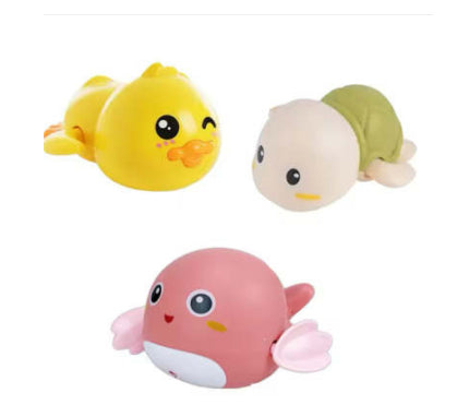 Bubbloon™ BathPals | Wind-Up Baby Bath Toy Set
