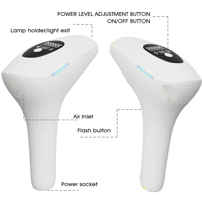 IPL Laser Hair Removal Device Permanent Hair Remover for Face & Body
