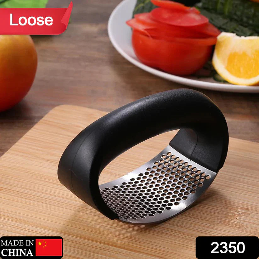 Multipurpose Garlic Presser Squeeze Press Crusher Stainless Steel